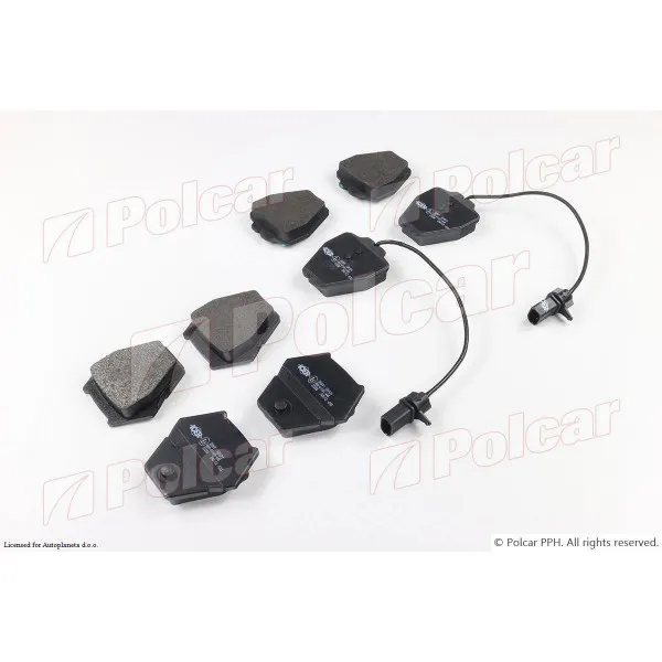 Kočione pločice AUDI, VOLKSWAGEN 