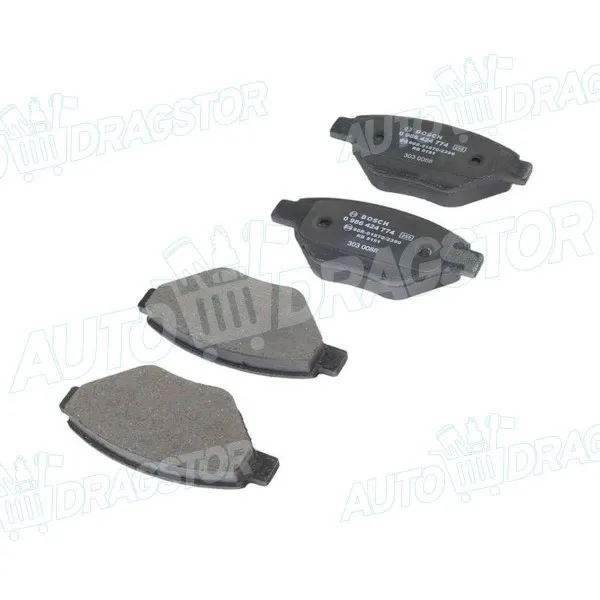 Kočione pločice RENAULT MEGANE II (M), 02-08; 