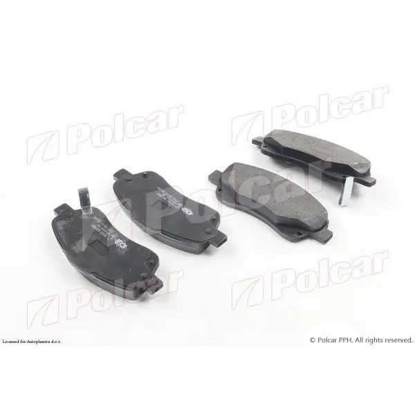 Kočione pločice TOYOTA AVENSIS (T25), 03-08; COROLLA VERSO (ZER/ZZE), 04-09; 