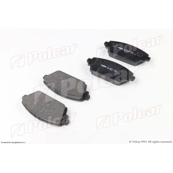 Kočione pločice NISSAN ALMERA TINO (V10), 00-06; PRIMERA (P12), 01-07; 