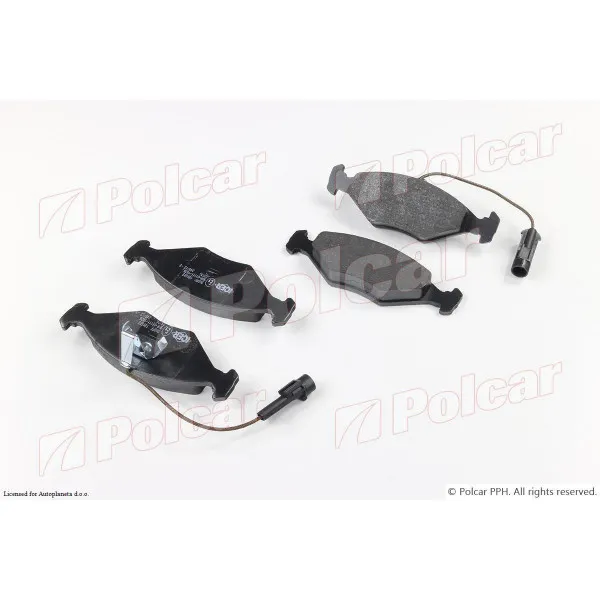 Kočione pločice FIAT ALBEA (178), 02-12; PALIO (178), 02-06; PALIO WEEKEND (178/2), 02-/06-11; PALIO/WEEKEND (178), 97-04; SIENA (178), 97-02; 