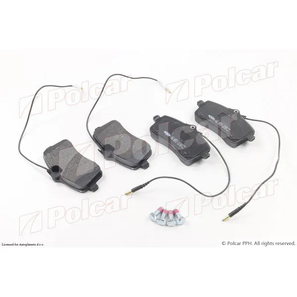 Kočione pločice PEUGEOT 407 (6_), 04-11; 