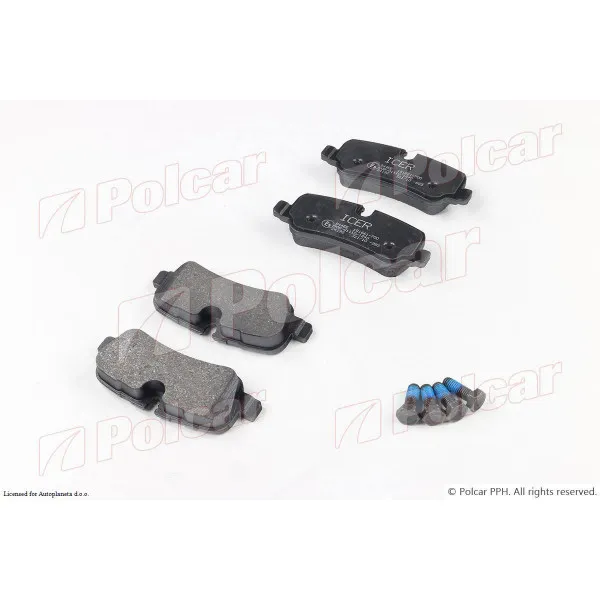Kočione pločice LAND ROVER DISCOVERY (TAA), 04-09; DISCOVERY (TAA), 09-16; RANGE ROVER (LS/LM), 02-12; RANGE ROVER SPORT, 06-13; 