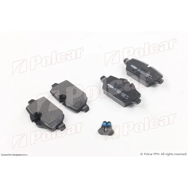 Kočione pločice BMW 1 (E81/E82/E87/E88), 04-13; 3 (E46), 98-06; 3 (E90/91/92/93), 04-13; 