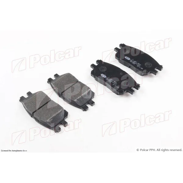 Kočione pločice TOYOTA PREVIA (ACR), 00-05; 