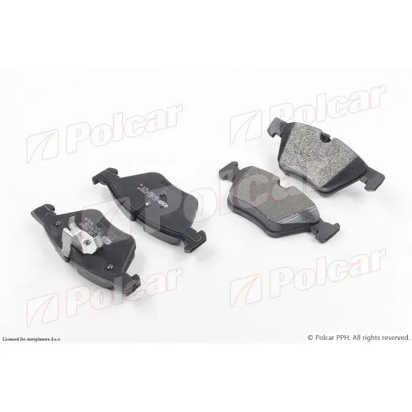 Kočione pločice BMW 1 (E81/E82/E87/E88), 04-13; 3 (E90/91/92/93), 04-13; X1 (E84), 09-15; Z4 (E89), 09-; 