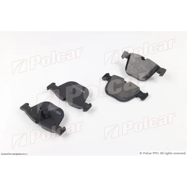 Kočione pločice BMW 1 (E81/E82/E87/E88), 04-13; 3 (E90/91/92/93), 04-13; 5 (E60/61), 03-10; 6 (E63/64), 03-10; 7 (E65/66), 01-08; X5 (E70), 06-13; X6 (E71), 0 