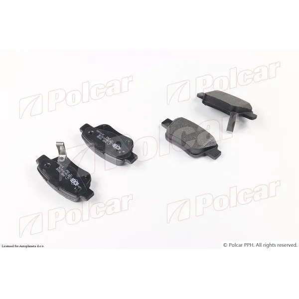 Kočione pločice TOYOTA AVENSIS (T25), 03-08; COROLLA VERSO (ZER/ZZE), 04-09; 