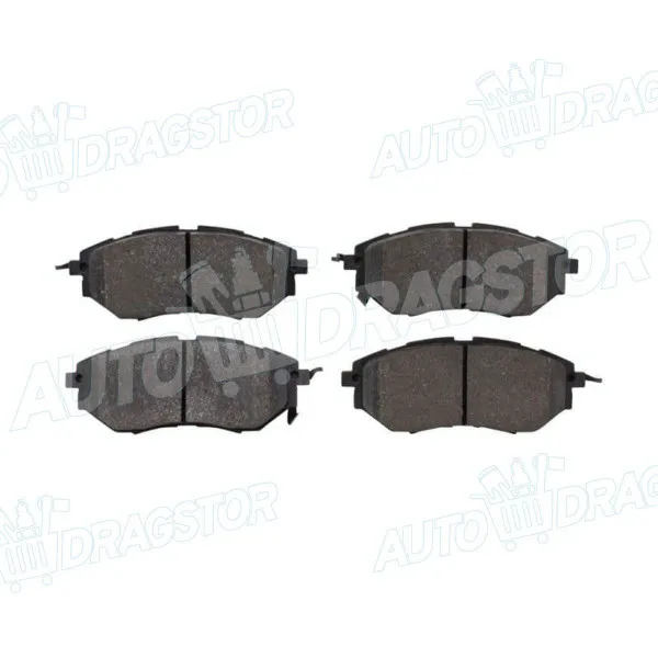 Kočione pločice SUBARU FORESTER (SH), 08-13; FORESTER (SJ), 13-18; IMPREZA (GP/GJ), 12-16; LEGACY (BL/BP/BPS), 04-09; LEGACY (BM/BR), 09-15; LEVORG, 14-; OUTB 