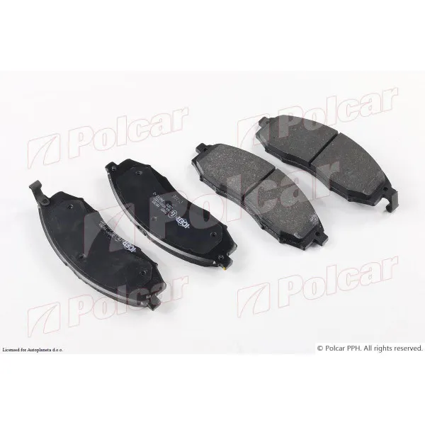 Kočione pločice NISSAN FRONTIER (D22), 98-15; NAVARA (D22), 02-05; NAVARA (D22), 98-02; PICKUP (D22), 98-15; 