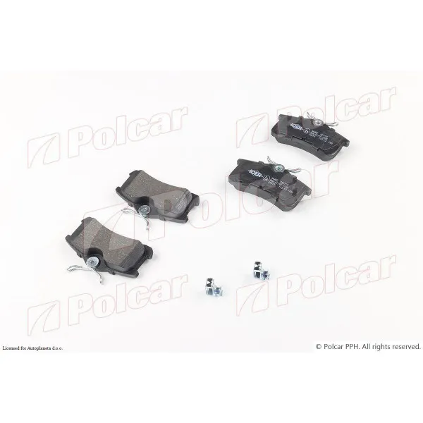 Kočione pločice TOYOTA AVENSIS (T22), 97-03; COROLLA (E11), 97-02; 