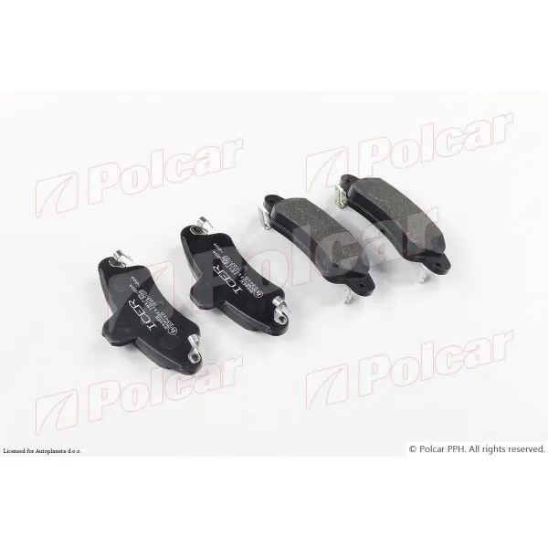 Kočione pločice FORD COUGAR (EC_), 98-02; MONDEO (BAP/BFP/BNP), 96-00; MONDEO (GBP/BNP), 93-96; 