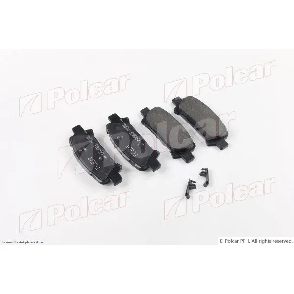 Kočione pločice SUBARU FORESTER (SF), 97-02; FORESTER (SG), 02-08; IMPREZA (GC/GF), 92-00; IMPREZA (GD/GG), 00-07; IMPREZA (GE/GH/GR), 07-13; LEGACY (BE/BH), 