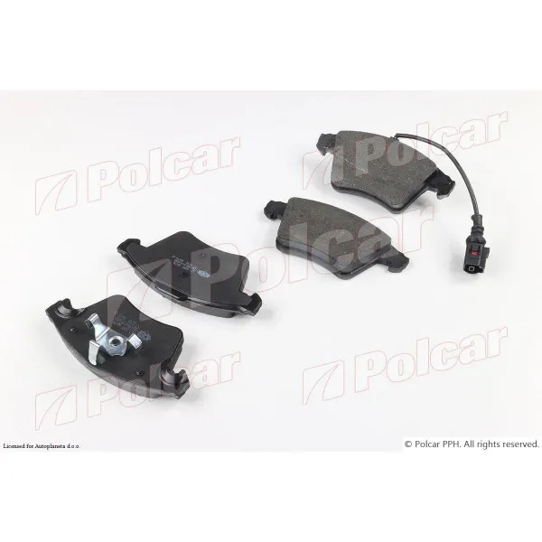 Kočione pločice VOLKSWAGEN MULTIVAN (7H/T5), 03-15; TRANSPORTER (7H/T5), 03-15; 