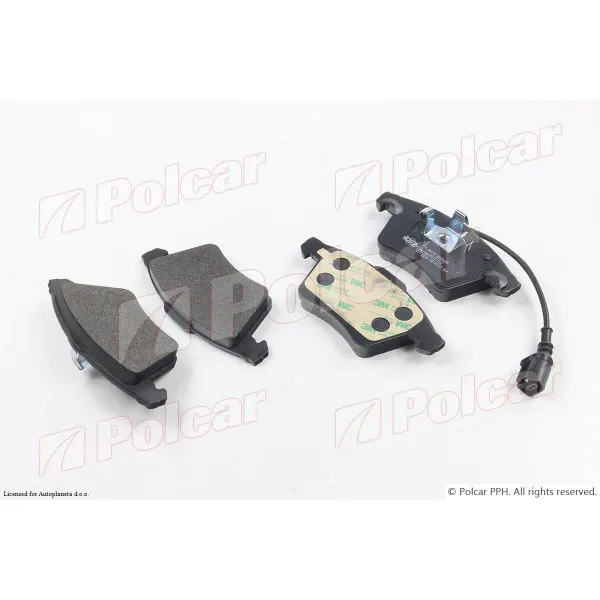 Kočione pločice VOLKSWAGEN MULTIVAN (7H/T5), 03-15; MULTIVAN (T6), 16-; TRANSPORTER (7H/T5), 03-15; TRANSPORTER (T6), 15-; 