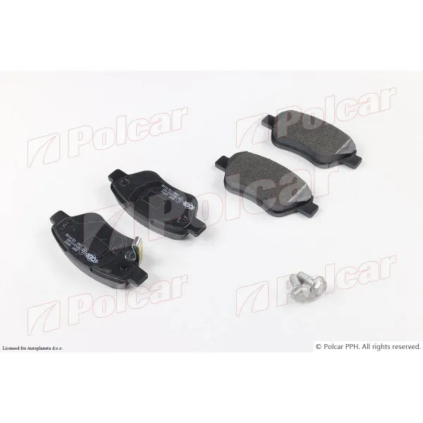 Kočione pločice OPEL CORSA D (S07), 06-15; 