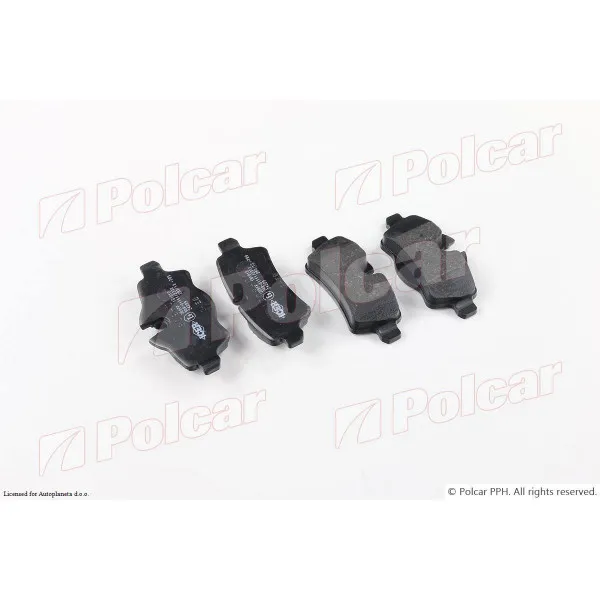 Kočione pločice MINI COOPER (R50/52/53), 01-07; COOPER /CLUBMAN/CABRIO/ROADSTER/COUPE (R55/R56/R57/R58/R59), 07-15; ONE (R50/52), 01-07; ONE /CLUBMAN/CABRIO ( 