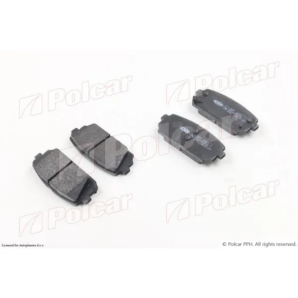 Kočione pločice KIA CARENS (UN), 06-13; 