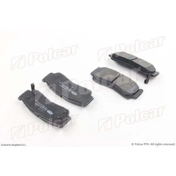 Kočione pločice HYUNDAI H1 (KMF), 98-07; SANTA FE (CM), 06-12; 