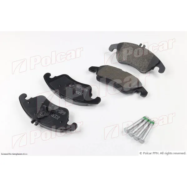 Kočione pločice MERCEDES C-KLASSE (W204), 07-14; C-KLASSE (W205), 14-; C-KLASSE COUPE (C204), 11-15; CLS-KLASSE (C218), 11-18; E-KLASSE (W212), 09-16; E-KLASS 