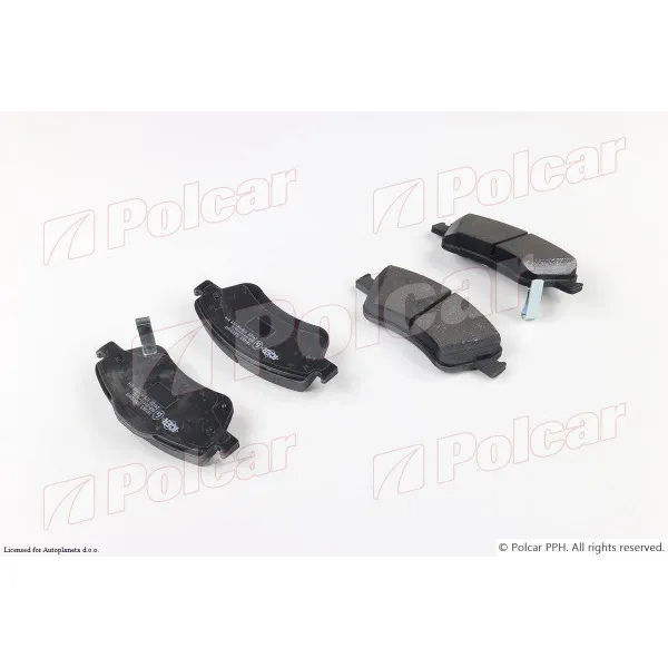 Kočione pločice TOYOTA AURIS (E15), 07-12; 