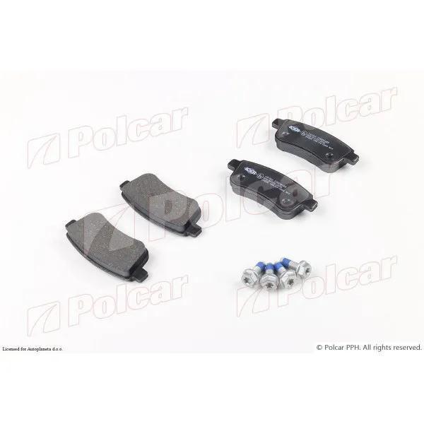Kočione pločice RENAULT FLUENCE (L30), 10-; MEGANE III (Z), 08-16; SCENIC (JZ), 09-16; 