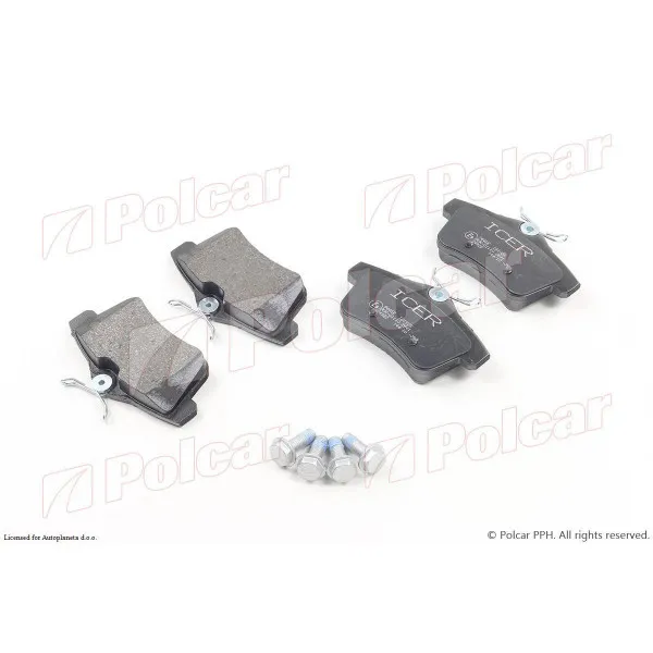 Kočione pločice CITROËN, DS, PEUGEOT, TOYOTA 