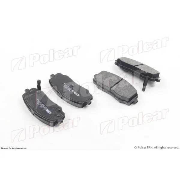 Kočione pločice HYUNDAI I20 (PB), 08-14; 