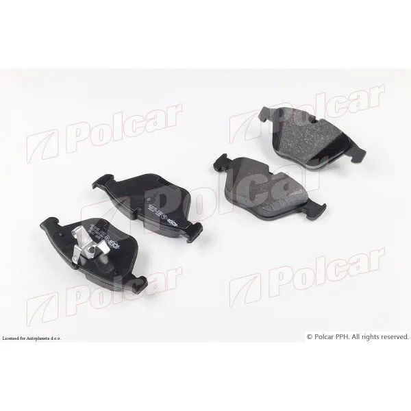 Kočione pločice BMW 3 (E90/91/92/93), 04-13; 3 (F30/F31/F80), 12-19; 5 (E60/61), 03-10; 6 (E63/64), 03-10; 7 (E65/66), 01-08; X1 (E84), 09-15; Z4 (E89), 09-; 