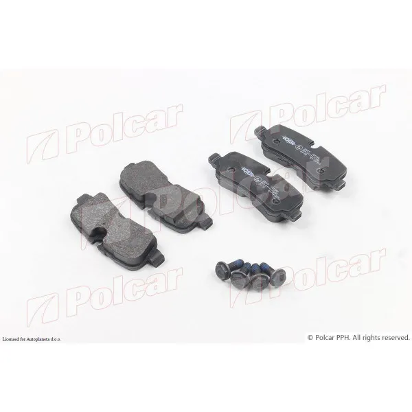 Kočione pločice LAND ROVER DISCOVERY (TAA), 04-09; DISCOVERY (TAA), 09-16; RANGE ROVER (LS/LM), 02-12; RANGE ROVER SPORT, 06-13; RANGE ROVER SPORT, 13-; 