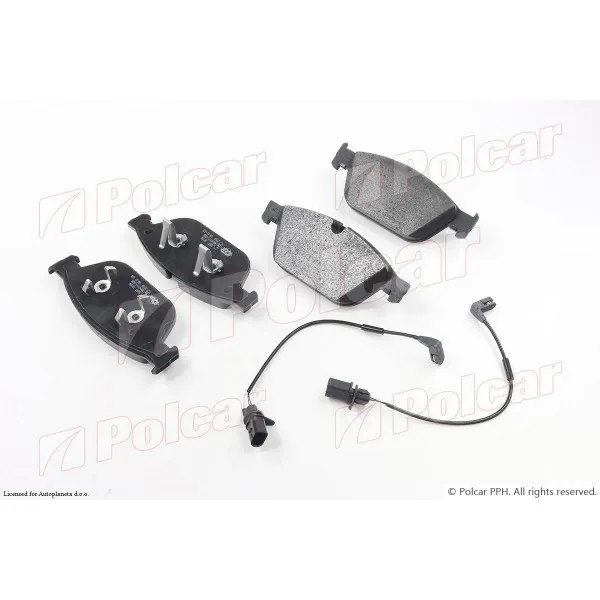 Kočione pločice AUDI A6 (C7/4G), 10-18; A7 (4G), 10-18; A8 (D4/4H), 10-17; Q5 (8R), 09-16; 