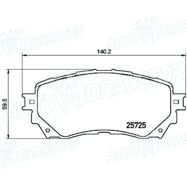 Kočione pločice MAZDA 6 (GJ), 12-; 