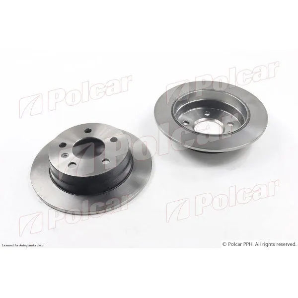 Kočioni diskovi MERCEDES A-KLASSE (W169), 04-12; B-KLASSE (W245), 05-11; 