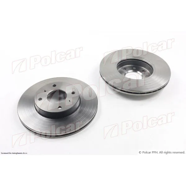 Kočioni diskovi NISSAN ALMERA (N16), 00-07; PRIMERA (P11), 96-01; SUNNY (N14/Y10) 91-94; SX (S13), 88-93; 