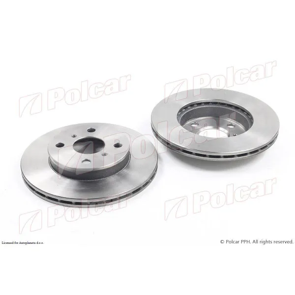 Kočioni diskovi TOYOTA PASEO (EL54), 95-99; STARLET (P8), 89-96; STARLET (P9), 96-99; 