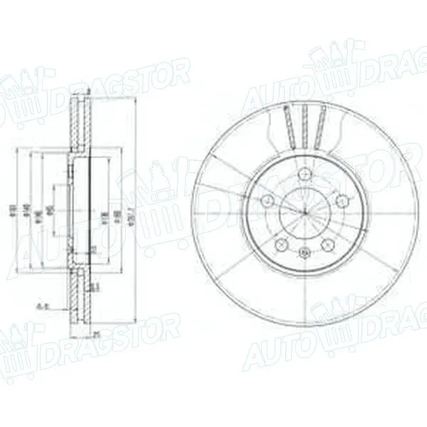Kočioni diskovi AUDI, SEAT, SKODA, VOLKSWAGEN 