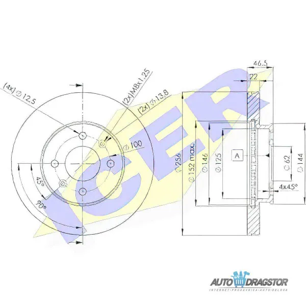 Kočioni diskovi HYUNDAI, KIA 