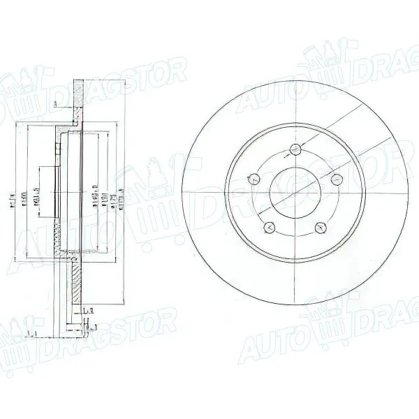 Kočioni diskovi FORD, JAGUAR 