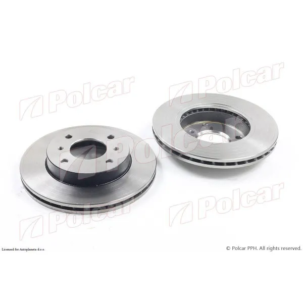 Kočioni diskovi NISSAN ALMERA (N16), 00-07; PRAIRE (M11), 88-94; PRIMERA (P10), 90-96; PRIMERA (P11), 96-01; SUNNY (N14/Y10) 91-94; SX (S13), 88-93; 