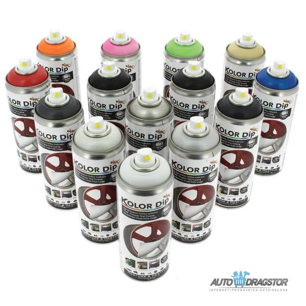 SPREJ 400ML METALIK CRNI 