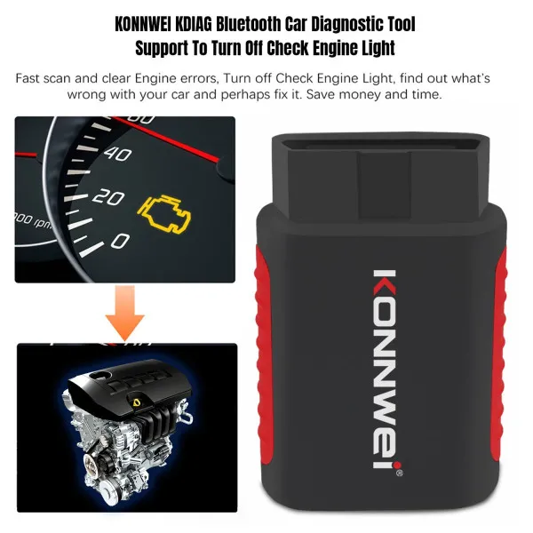 UNIVERZALNI OBD2 DIJAGNOSTIČKI SKENER ZA VOZILA POSLE 1996god. 