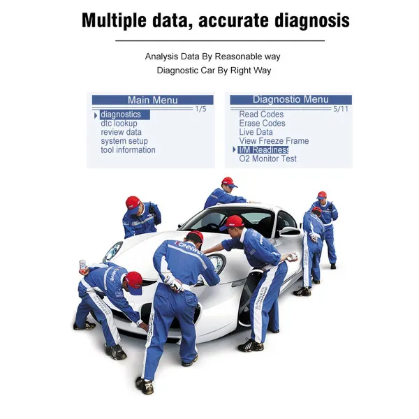 UNIVERZALNI OBD2 DIJAGNOSTIČKI SKENER ZA VOZILA NA 12V 