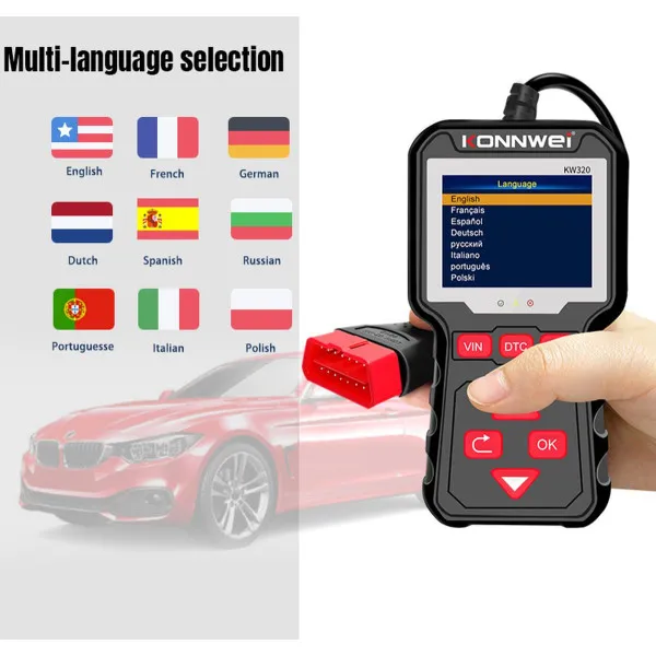 UNIVERZALNI OBD2 DIJAGNOSTIČKI SKENER ZA VOZILA POSLE 1996god. 