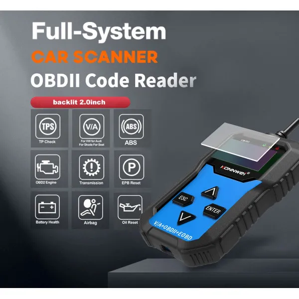 UREĐAJ ZA DIJAGNOSTIKU OBD2 ZA VOLKSWAGEN ŠKODA SEAT AUDI 