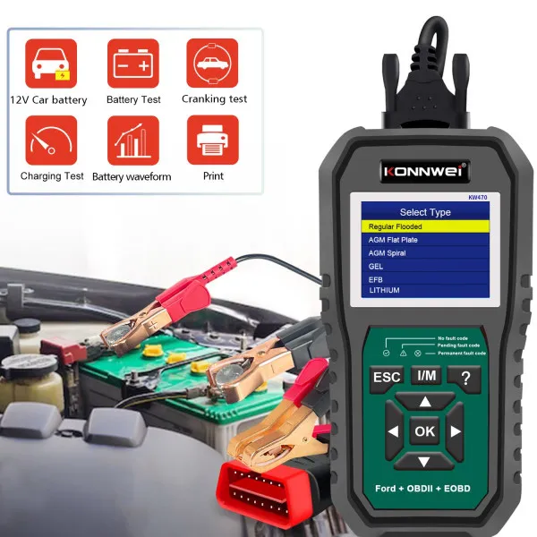 UNIVERZALNI OBD2 SKENER ZA SVA VOZILA +DIJAGNOSTICKI SKENER ZA FORD VOZILA SA ŠIROKIM SPEKTROM FUNKCIJA RESETOVANJA 