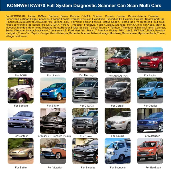 UNIVERZALNI OBD2 SKENER ZA SVA VOZILA +DIJAGNOSTICKI SKENER ZA FORD VOZILA SA ŠIROKIM SPEKTROM FUNKCIJA RESETOVANJA 