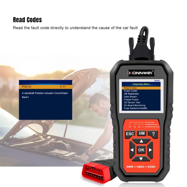 UREDJAJ ZA DIJAGNOSTIKU OBD2  ZA BMW VOZILA SA PUNOM DIJAGNOSTIKOM I OPCIJOM RESETOVANJA 