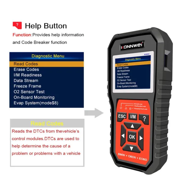 UREDJAJ ZA DIJAGNOSTIKU OBD2  ZA BMW VOZILA SA PUNOM DIJAGNOSTIKOM I OPCIJOM RESETOVANJA 