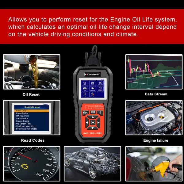 UREDJAJ ZA DIJAGNOSTIKU OBD2  ZA BMW VOZILA SA PUNOM DIJAGNOSTIKOM I OPCIJOM RESETOVANJA 