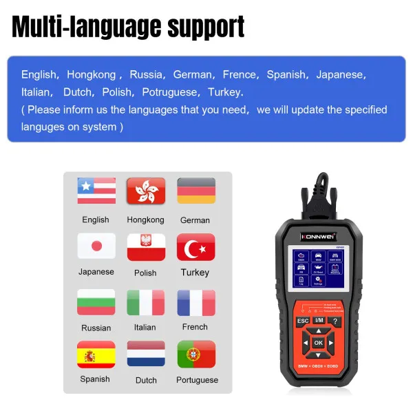 UREDJAJ ZA DIJAGNOSTIKU OBD2  ZA BMW VOZILA SA PUNOM DIJAGNOSTIKOM I OPCIJOM RESETOVANJA 